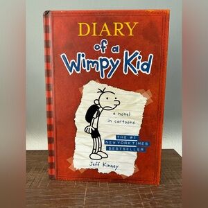 Diary of a Wimpy Kid A novel In Cartoons Hardcover By Jeff Kinney Amulet Books